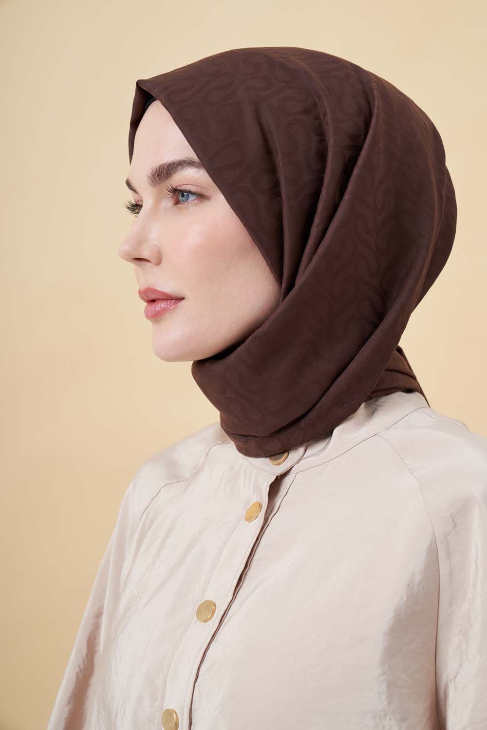 Acı Kahve His Jakar Şal - Mizalle