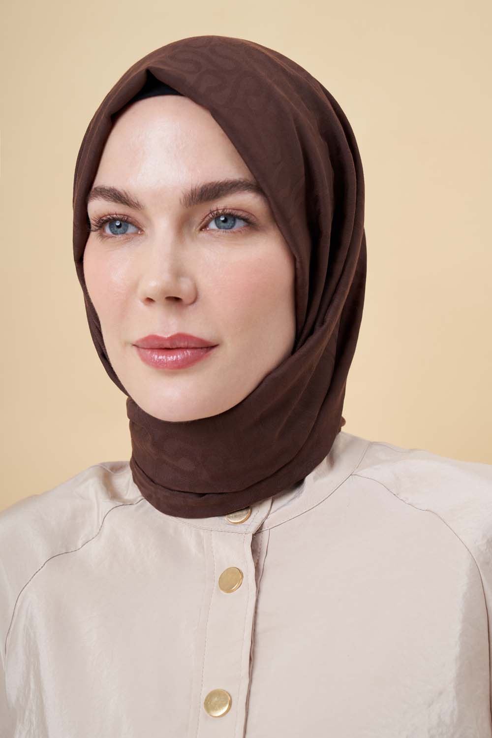 Acı Kahve His Jakar Şal - Mizalle