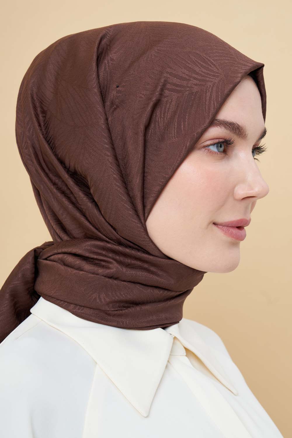 Acı Kahve Neva Jakar Şal - Mizalle