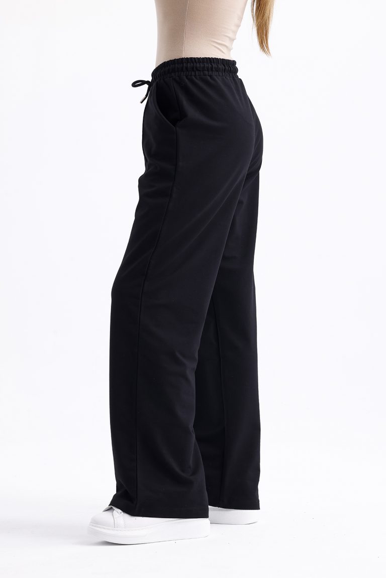 Mizalle Pamuklu Siyah Jogger Pantolon - Mizalle