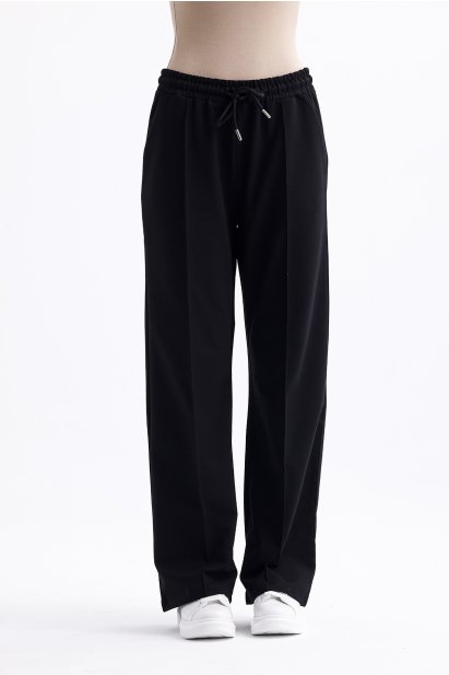 Mizalle Pamuklu Siyah Jogger Pantolon - Mizalle