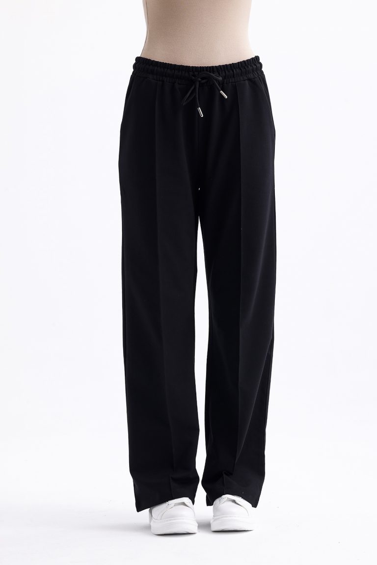 Mizalle Pamuklu Siyah Jogger Pantolon - Mizalle