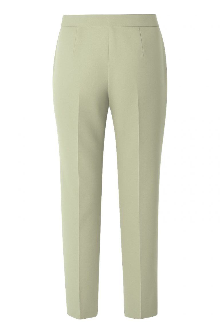 Mizalle Ütü İzli Basic Klasik Su Yeşili Krep Pantolon - Mizalle