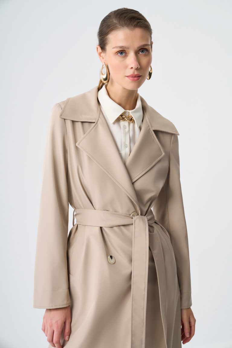 Basic Klasik Uzun Taş Trençkot - Mizalle