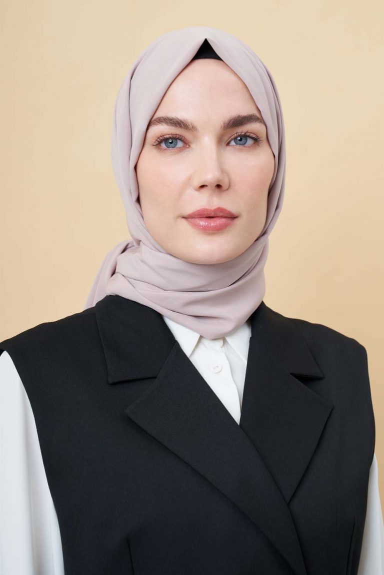 Mizalle Bej Rengi Medine İpeği Şal - Mizalle