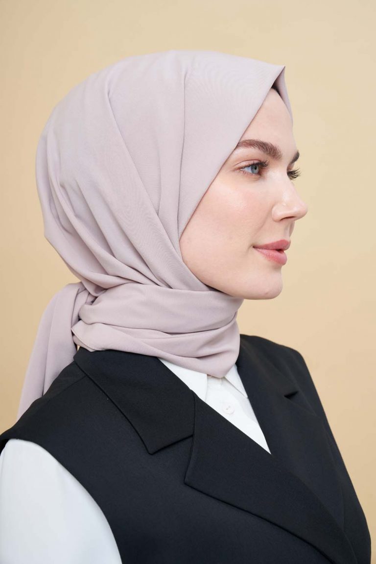 Mizalle Bej Rengi Medine İpeği Şal - Mizalle