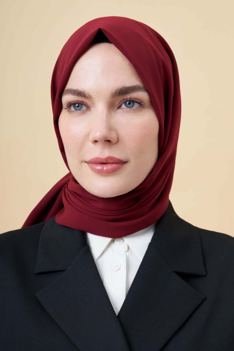 Mizalle BordoMedine İpeği Şal - Mizalle