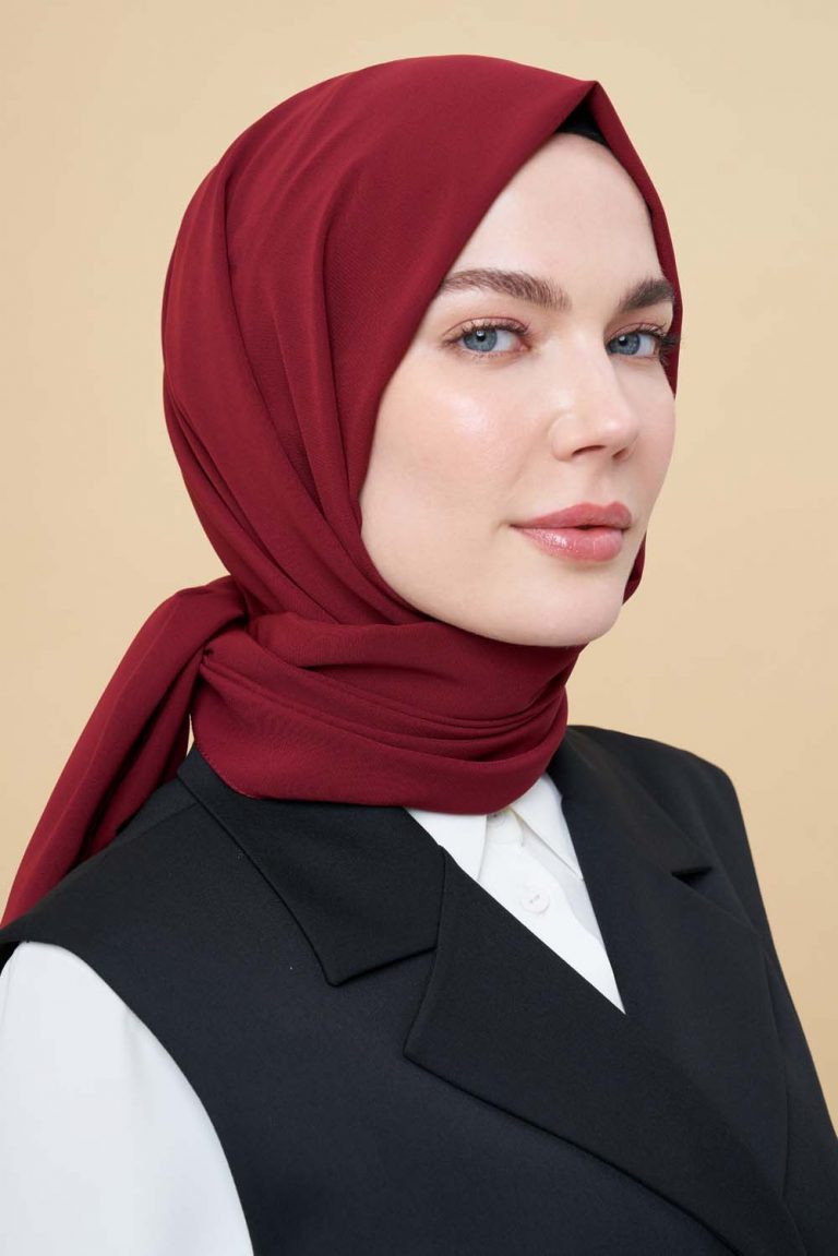 Mizalle BordoMedine İpeği Şal - Mizalle