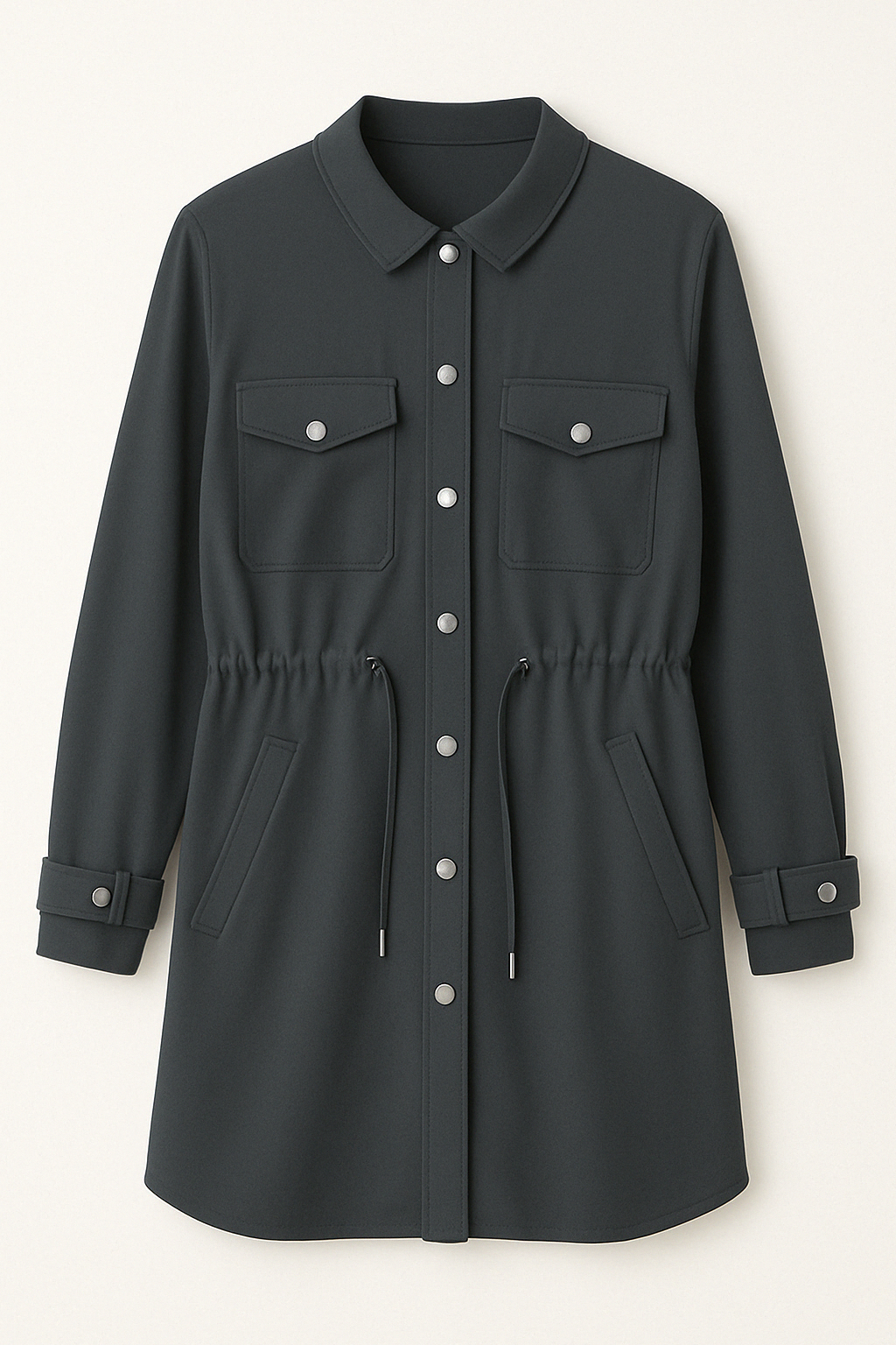 Mizalle Siyah Modal Yumuşak Dokulu Rahat Kesim Kapaklı Cepli Tunik Mizalle Siyah Modal Yumuşak Dokulu Rahat Kesim Kapaklı Cepli Tunik