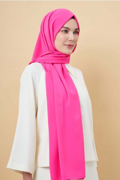 Mizalle Pembe Medine İpeği Şal - Mizalle