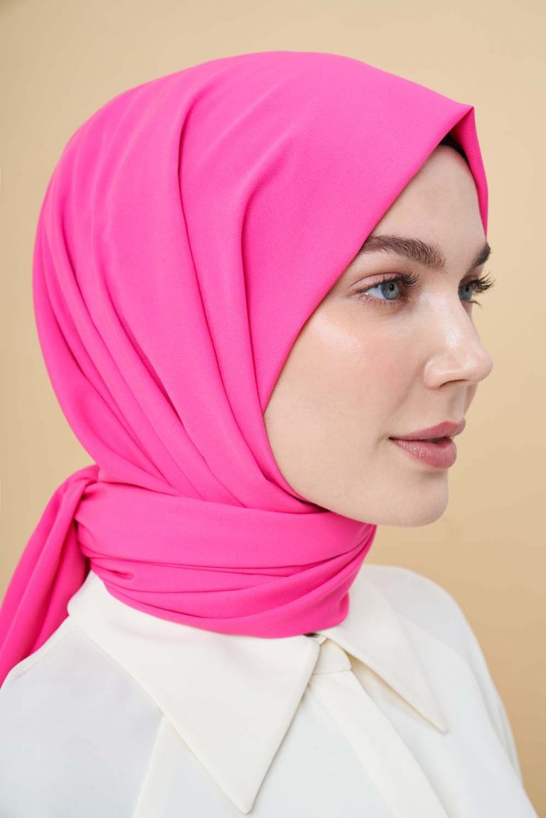 Mizalle Pembe Medine İpeği Şal - Mizalle