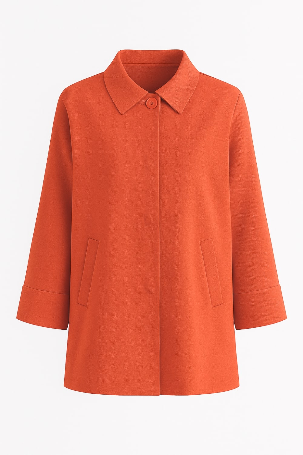 Mizalle Nar Çiçeği Cepli Rahat Kalıp Tunik Ceket - 1