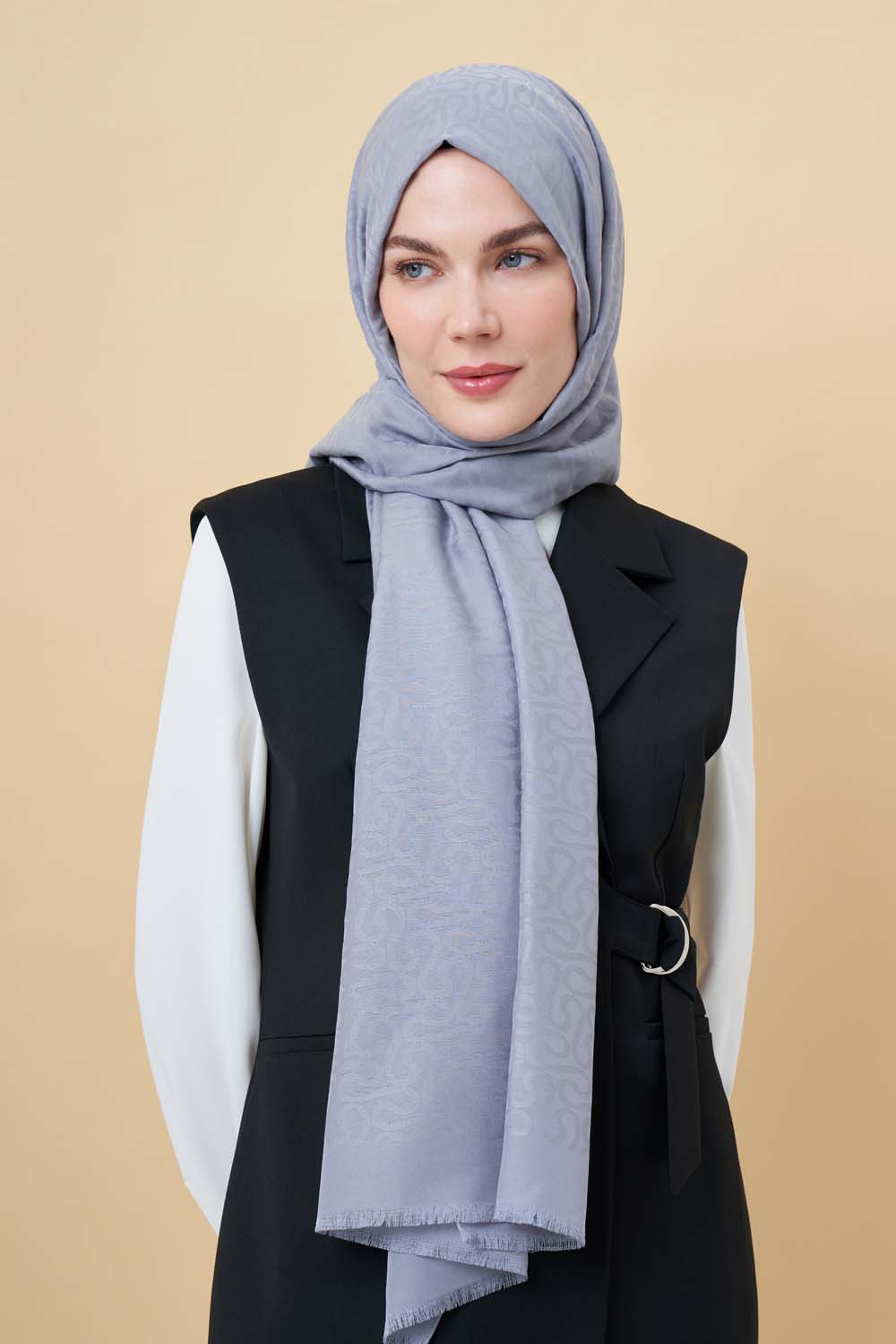 Gri His Jakar Şal - 1