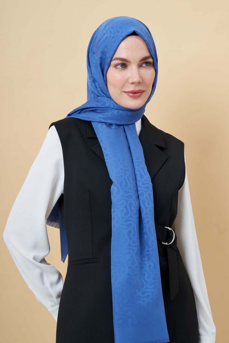 İndigo His Jakar Şal - Mizalle