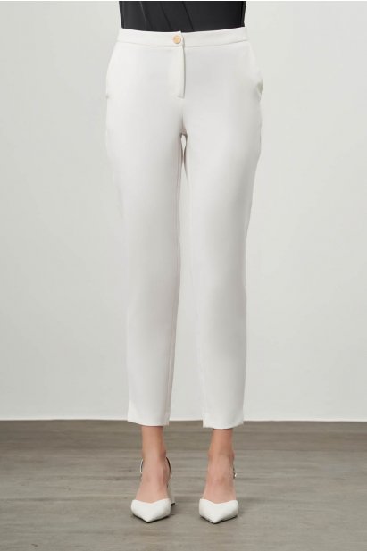 Klasik Bsc Ekru Pantolon - Mizalle
