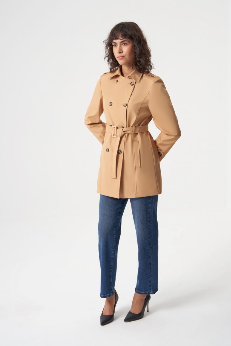 Mizalle Camel Premium Mac Trençkot - Mizalle