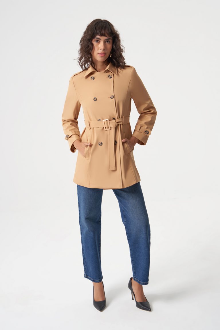 Mizalle Camel Premium Mac Trençkot - Mizalle