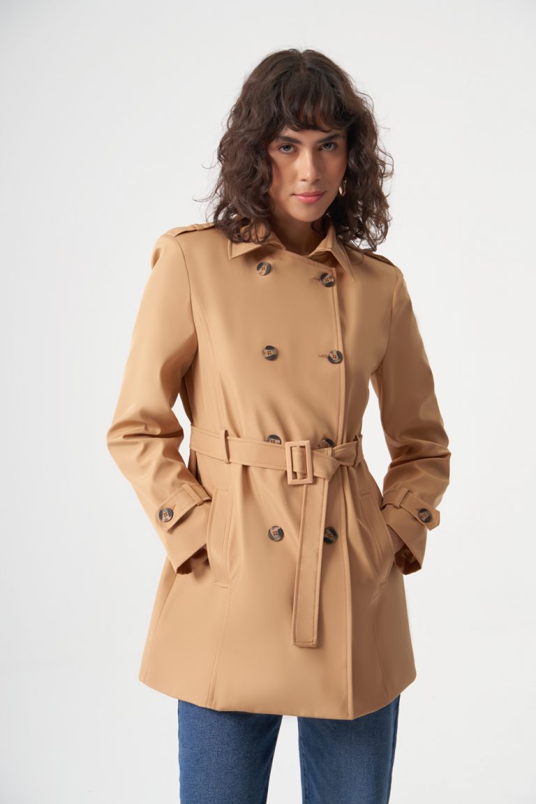 Mizalle Camel Premium Mac Trençkot - Mizalle