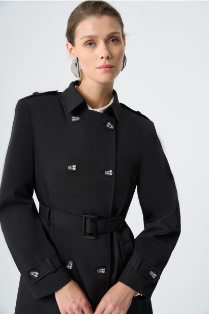 Mizalle Siyah Premium Mac Trençkot - Mizalle