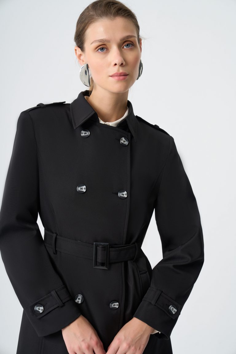 Mizalle Siyah Premium Mac Trençkot - Mizalle