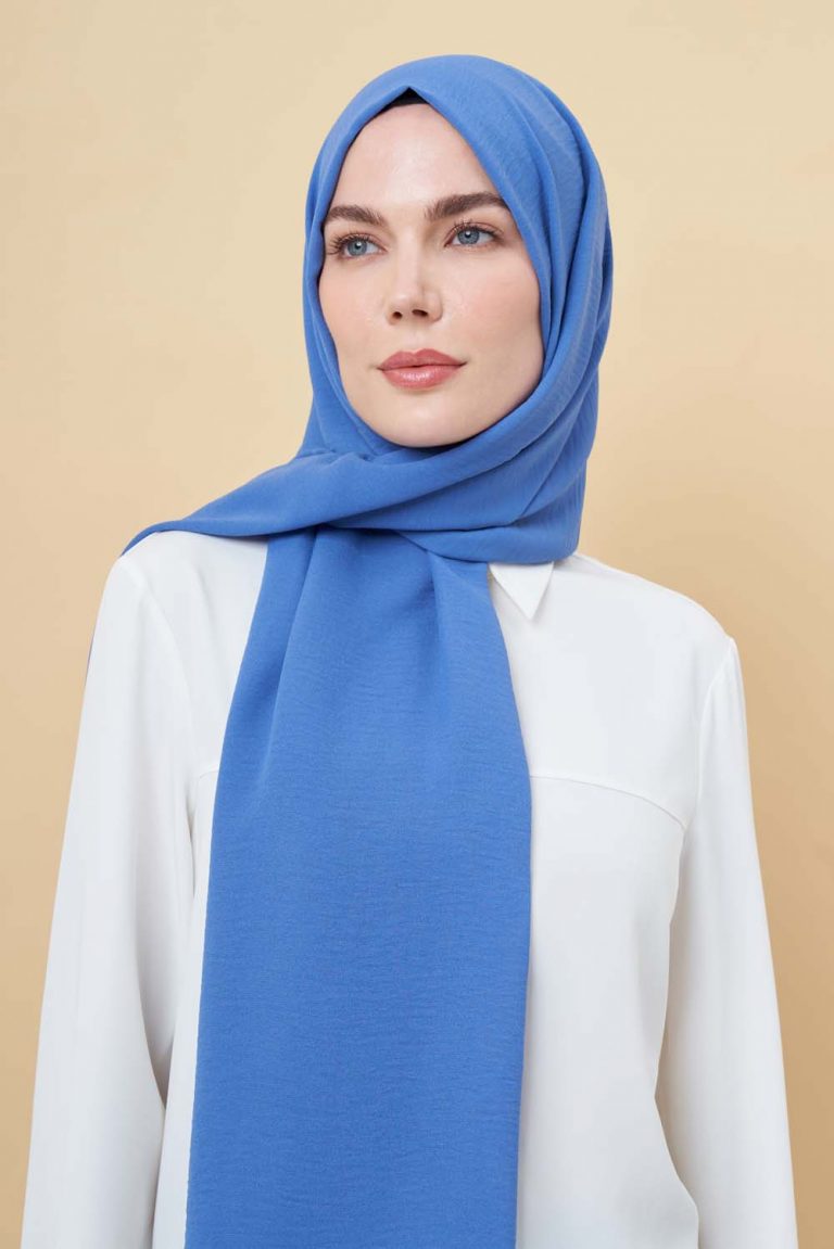 Mizalle Mavi Jazz Şal - Mizalle