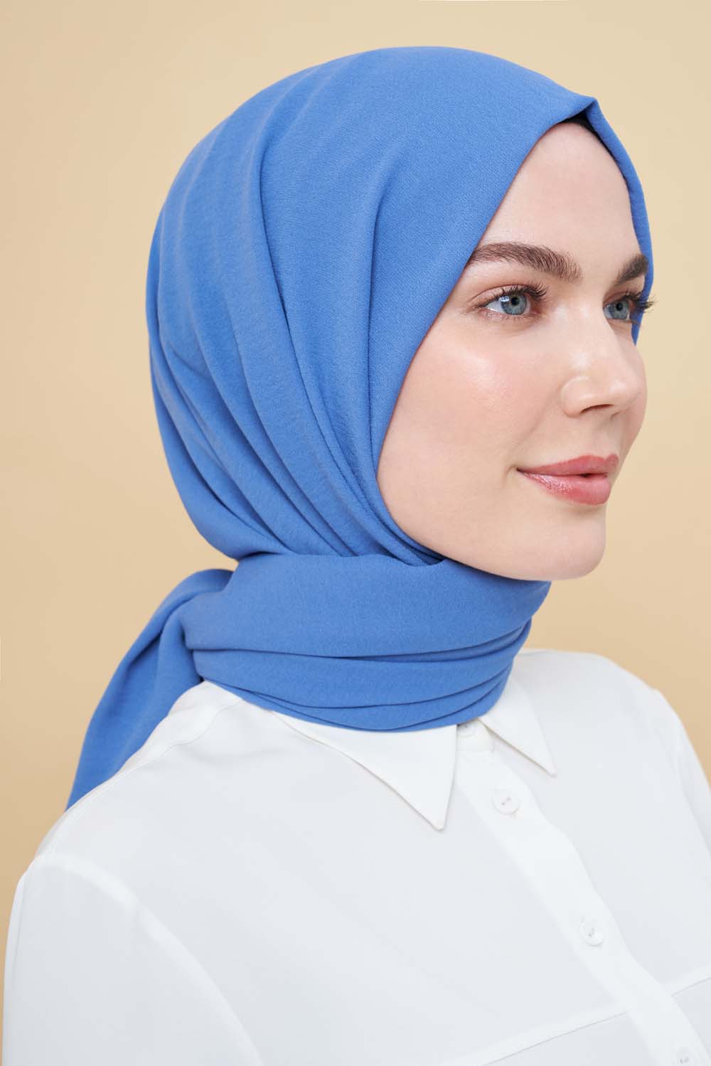 Mizalle Mavi Jazz Şal - 3