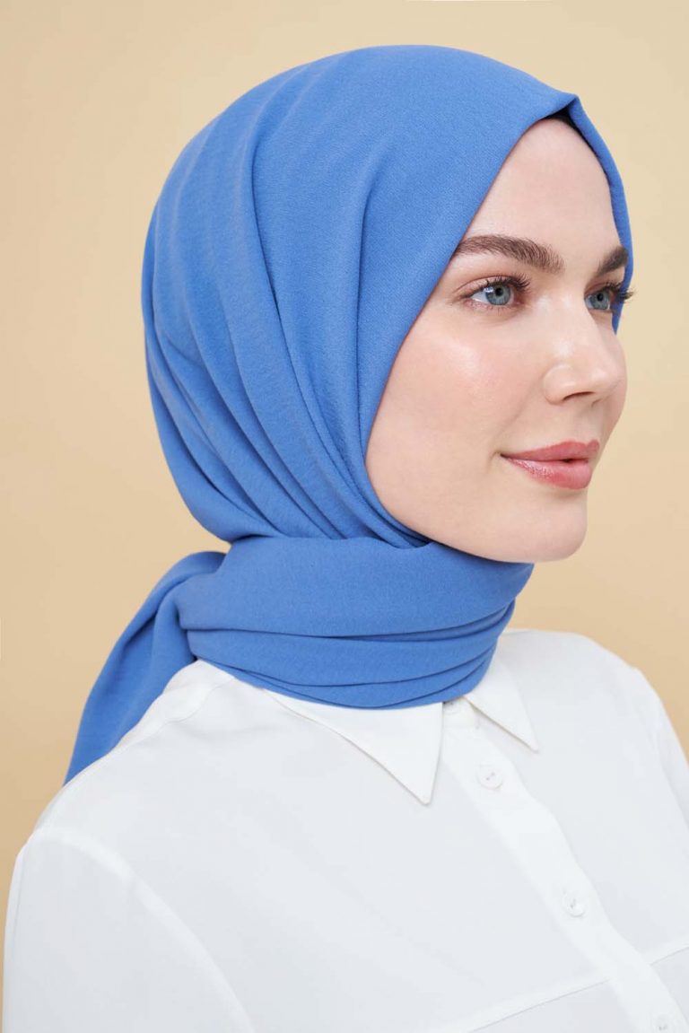 Mizalle Mavi Jazz Şal - Mizalle