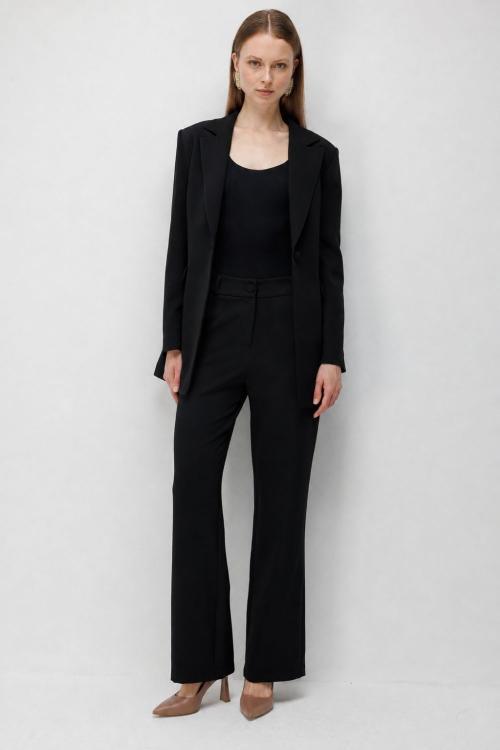 Mizalle Basic Double Klasik Siyah Pantolon - Mizalle