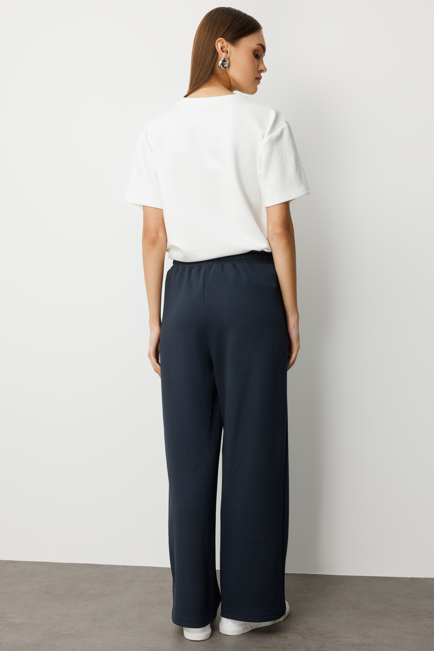 Mizalle Beli Lastikli Yumuşak Dokulu Antrasit Jogger Pantolon - 6