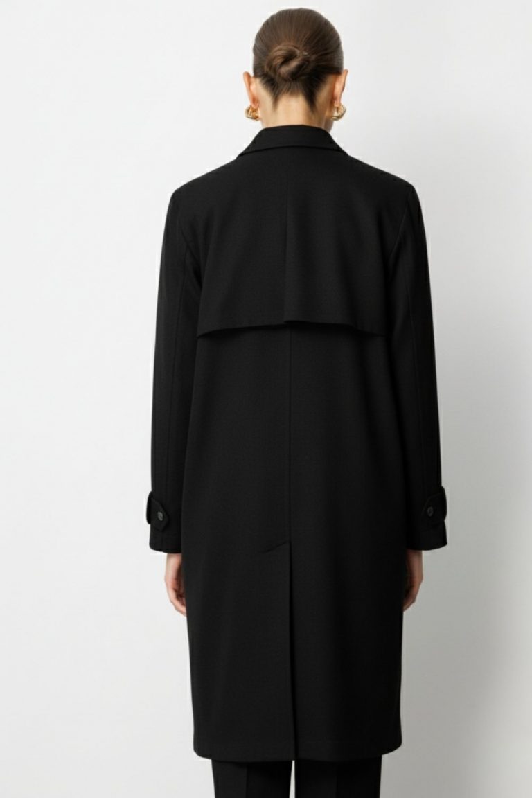 Mizalle Melanj Dokuma Siyah Uzun Tunik - Mizalle