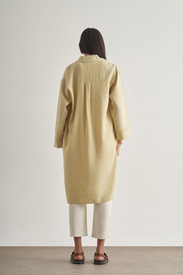 Mizalle Modal Karışımlı Su Yeşili Uzun Tunik - Mizalle