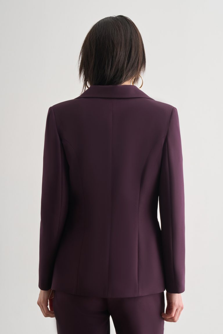 Mizalle Mürdüm Tek Düğme Klasik Blazer Ceket - Mizalle