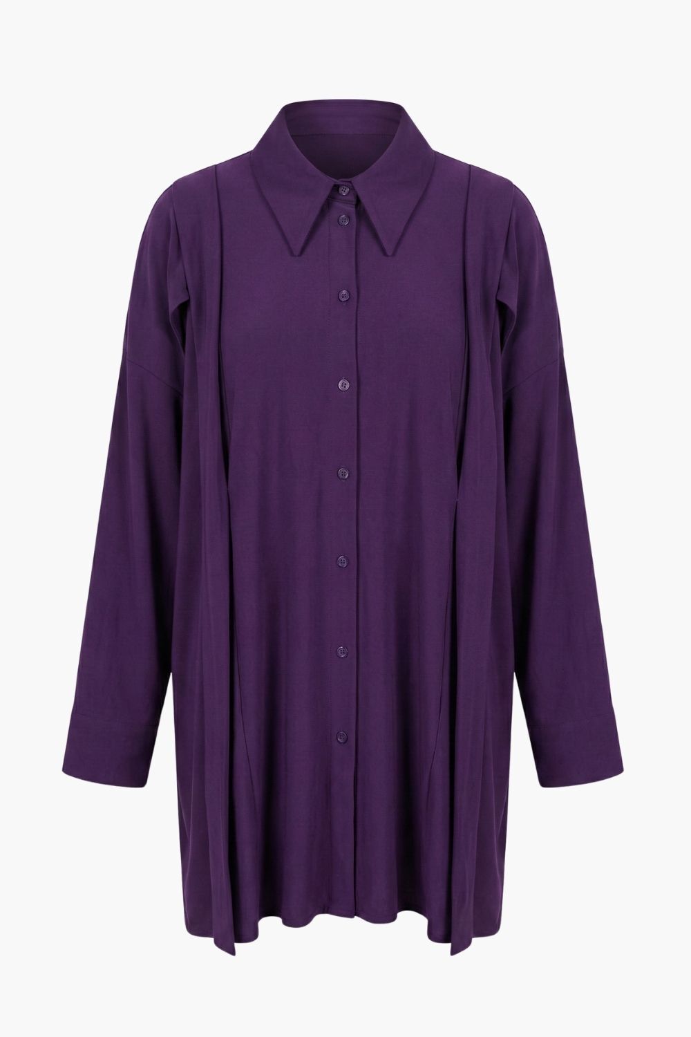 Mizalle Omuz Detaylı Mor Polyamid Bluz - Mizalle