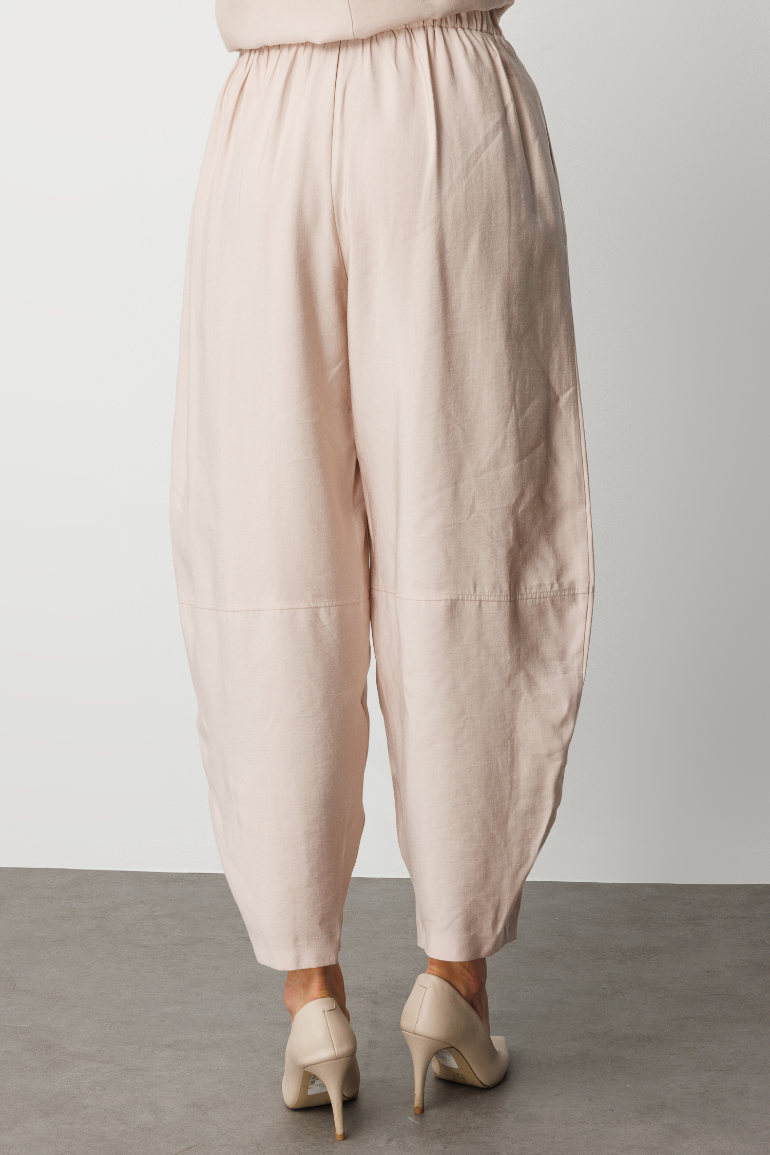 Mizalle Şalvar Kesim Modal Karışımlı Bej Rengi Pantolon - 6