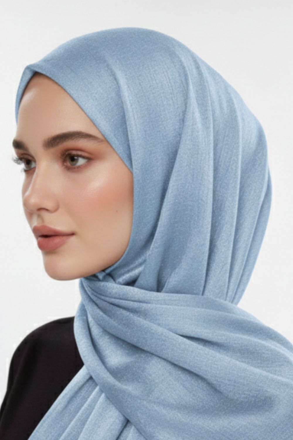 Mizalle Sim Dokulu Bebe Mavi Şal - Mizalle