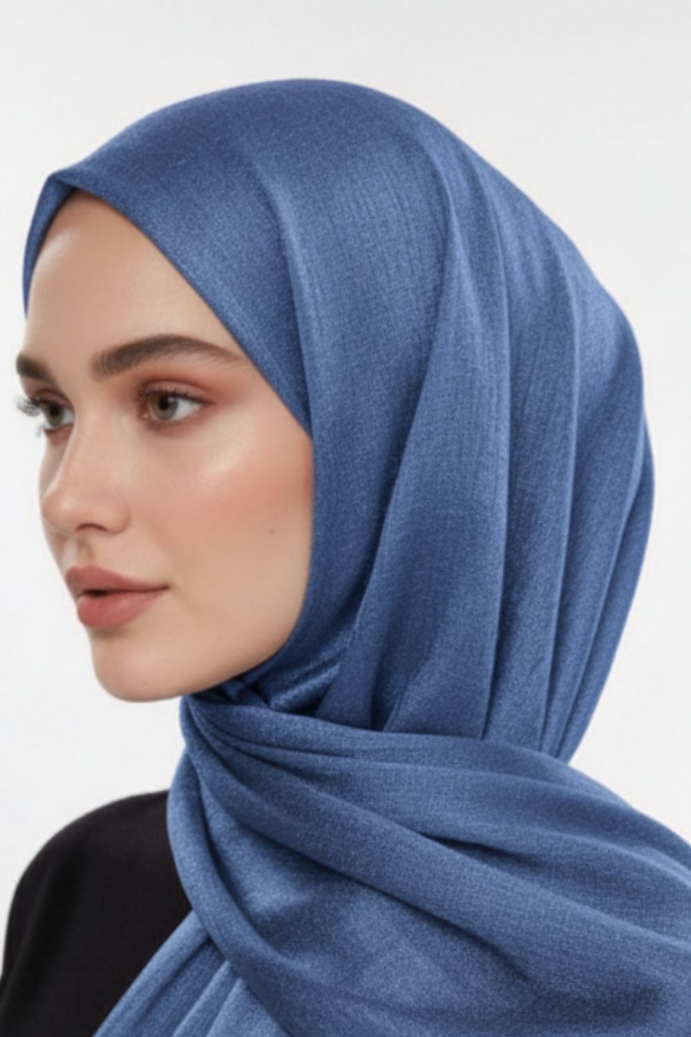 Mizalle Sim Dokulu Mavi Şal - Mizalle