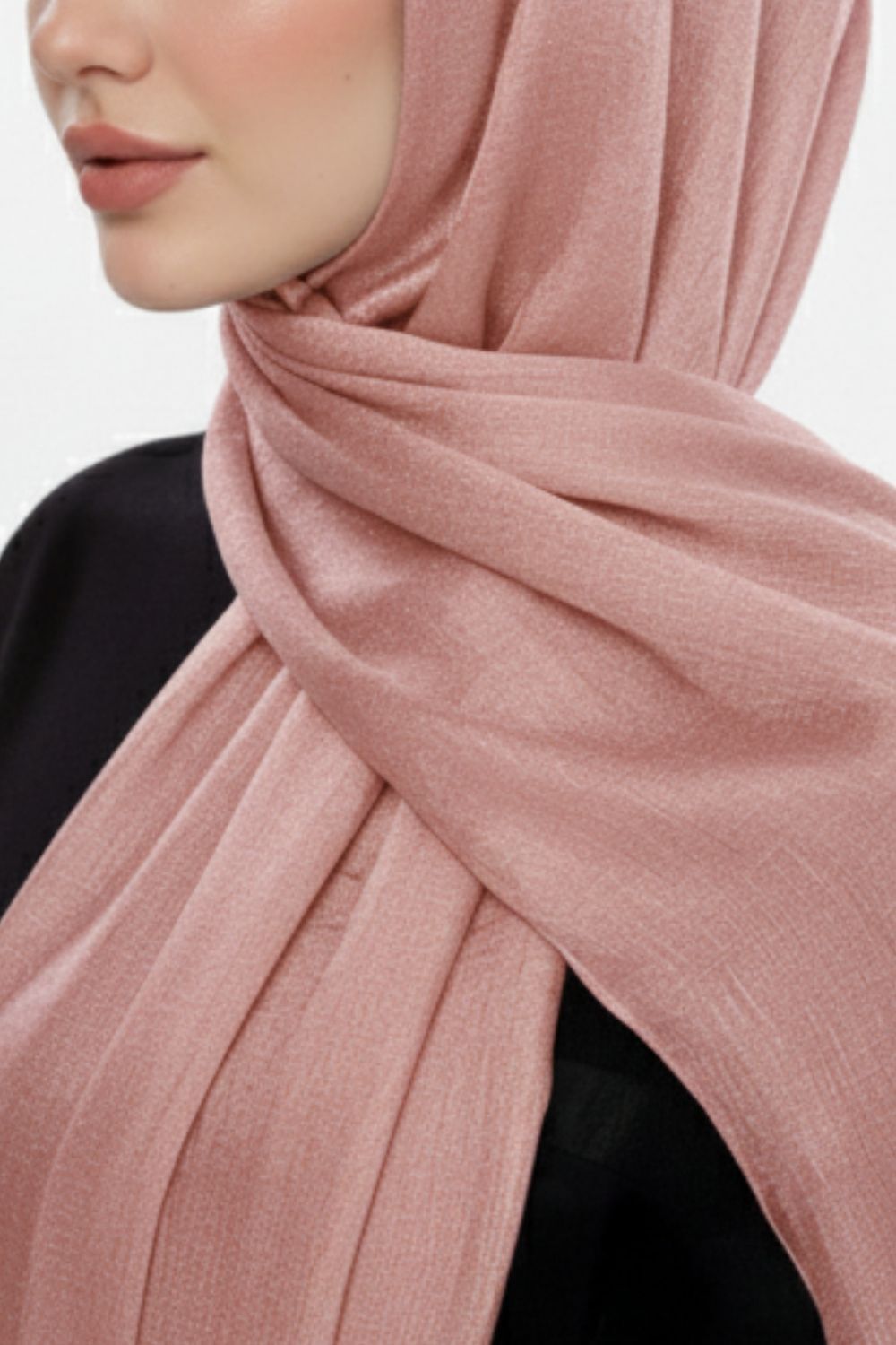 Mizalle Sim Dokulu Pembe Şal - 2