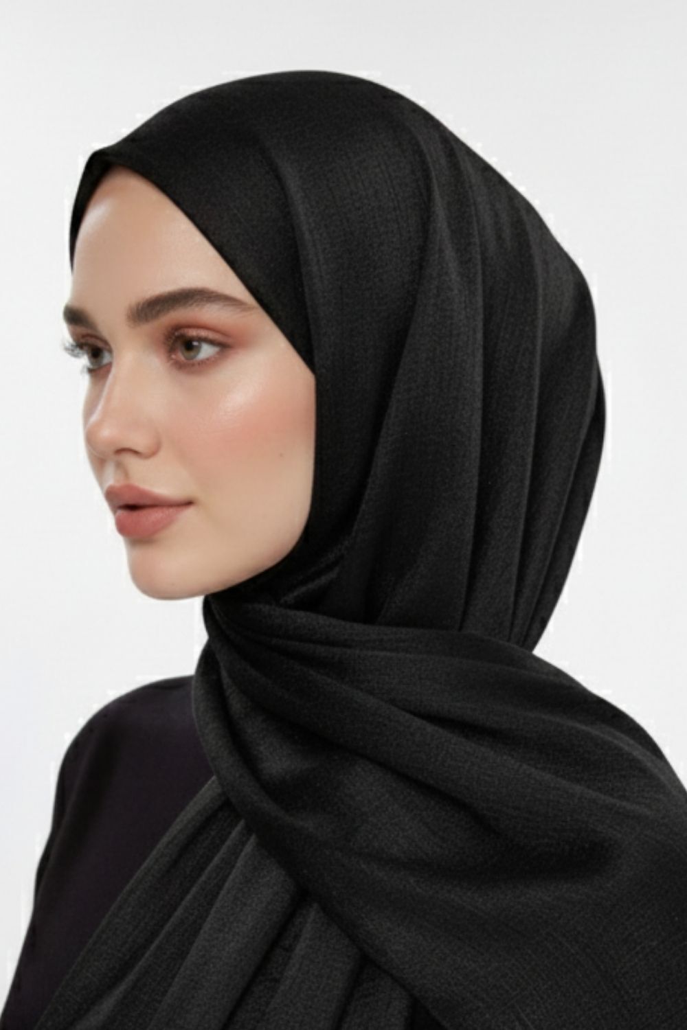 Mizalle Sim Dokulu Siyah Şal - 2