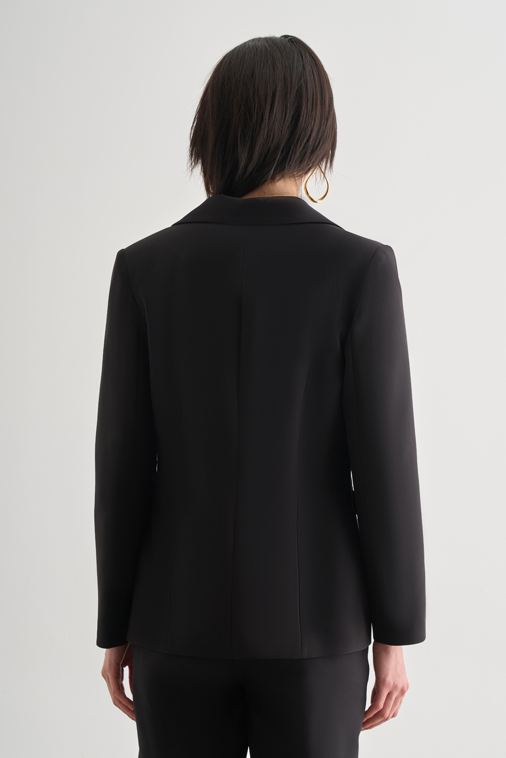 Mizalle Siyah Tek Düğme Klasik Blazer Ceket