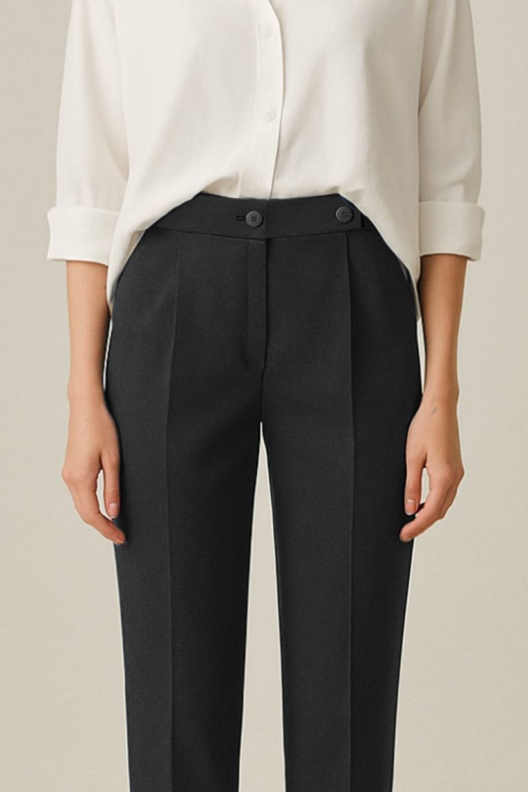 Mizalle Tek Pile Siyah Havuç Pantolon - Mizalle