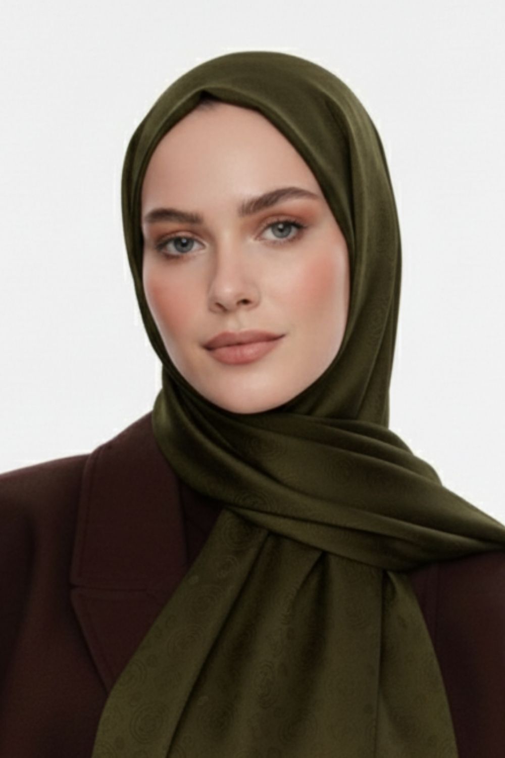 Mizalle & YAQA Filigranlı Antrasit Şal - 2