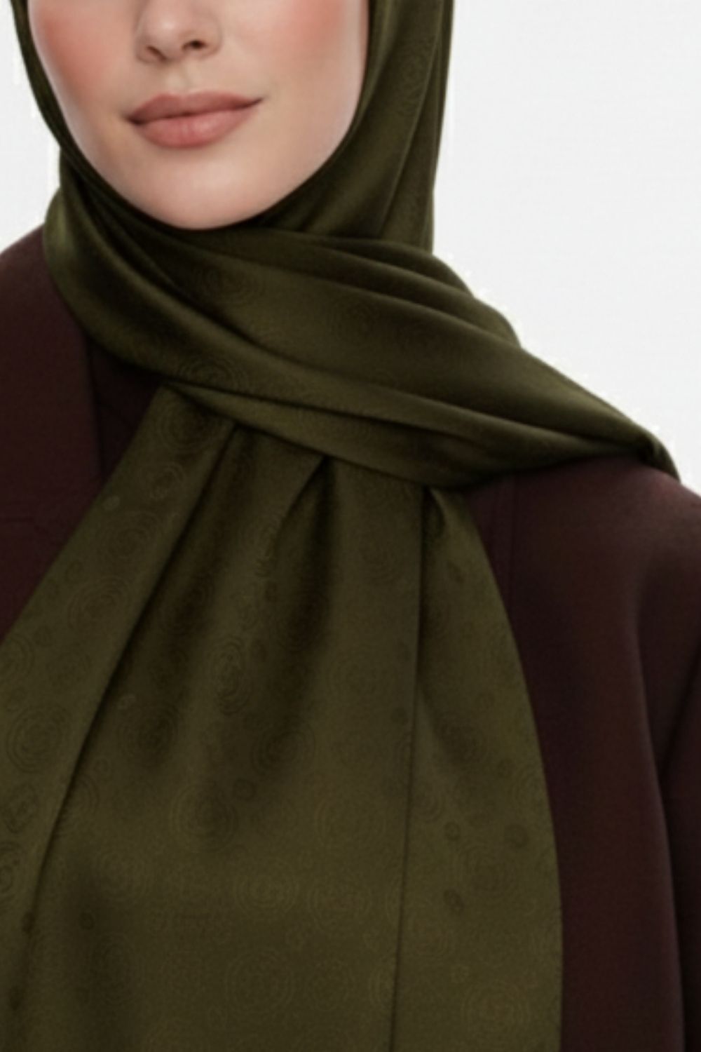 Mizalle & YAQA Filigranlı Antrasit Şal - Mizalle