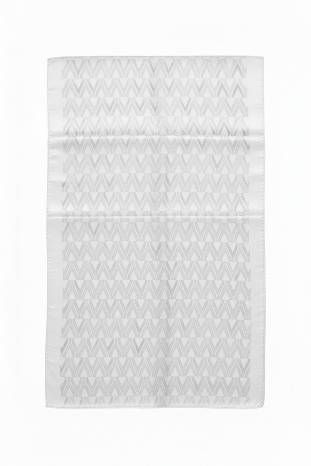 Mizalle & YAQAFiligran Desenli Jakarlı Beyaz Şal - Mizalle