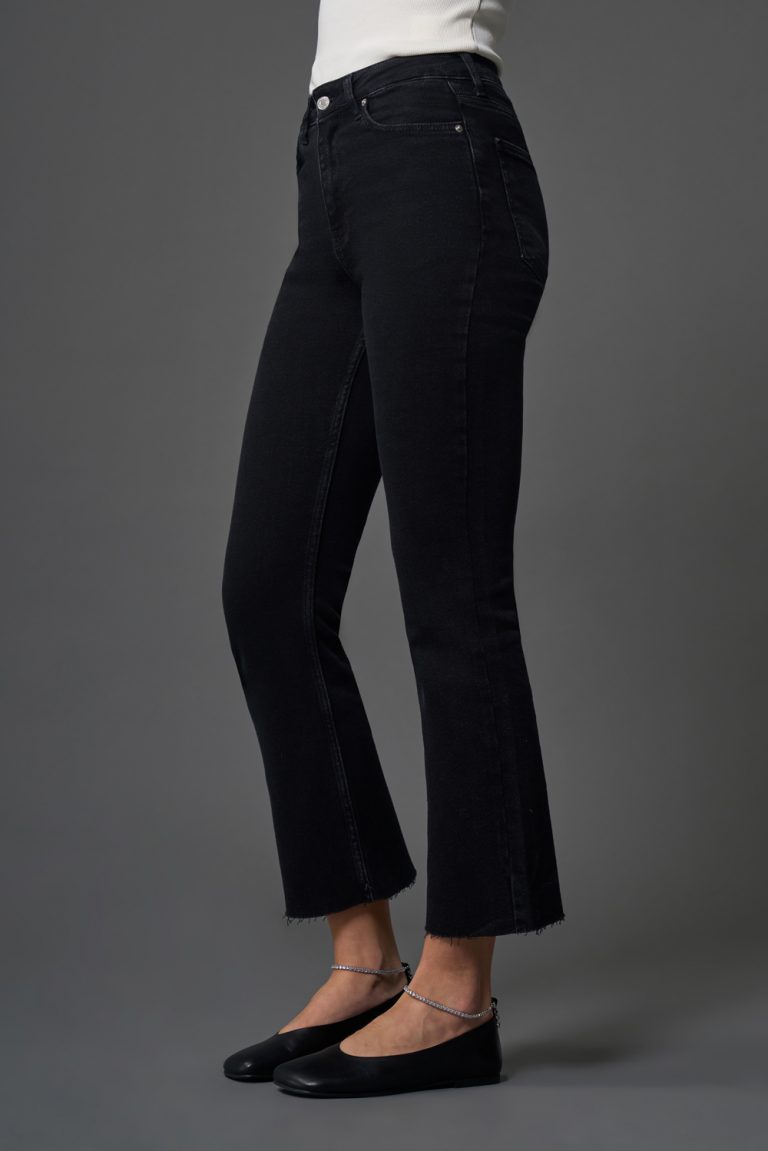 Mizalle Dar Kesim Straight Fit Antrasit Denim Pantolon - Mizalle