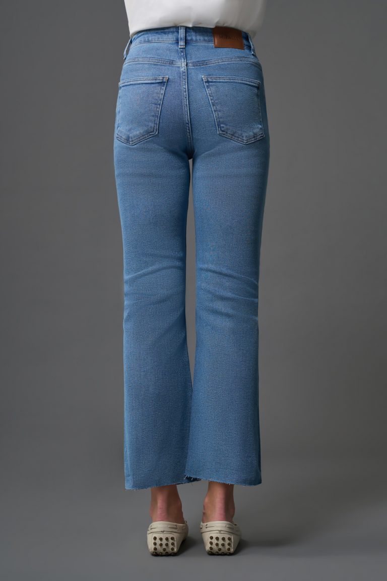 Mom Fit Rahat Bebe Mavi Denim Pantolon - Mizalle