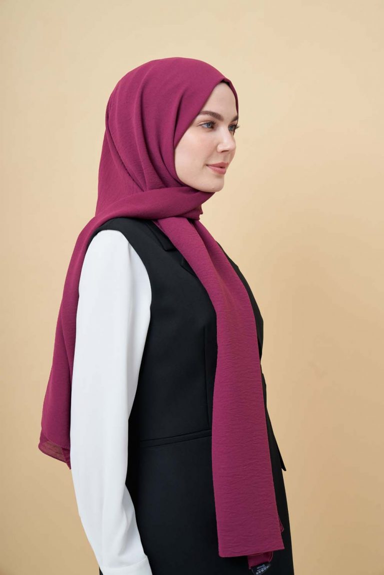 Mizalle Koyu Gül Rengi Jazz Şal - Mizalle