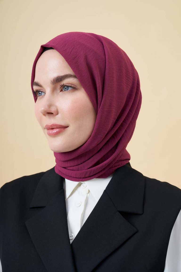 Mizalle Koyu Gül Rengi Jazz Şal - Mizalle