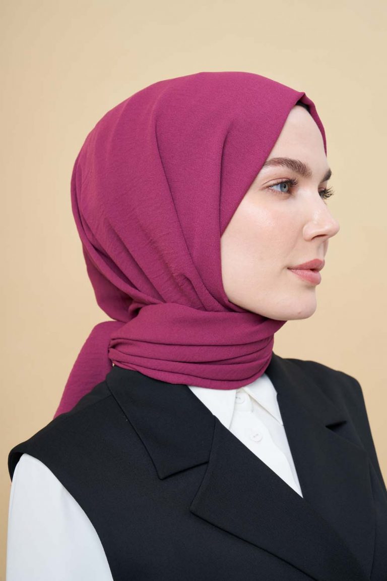 Mizalle Koyu Gül Rengi Jazz Şal - Mizalle