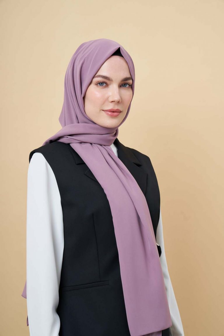 Mizalle Mor Medine İpeği Şal - Mizalle