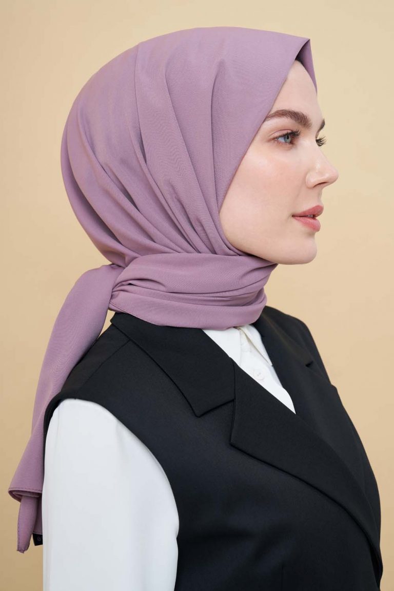 Mizalle Mor Medine İpeği Şal - Mizalle